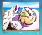  absurd_res beach bodily_fluids dragon dragonite duo eyes_closed female feral from_front_position genital_fluids genitals hi_res interspecies laying_on_ground legendary_pok&eacute;mon looking_at_viewer looking_back lugia lying male male/female nintendo on_back open_mouth outside penetration penis pok&eacute;mon pok&eacute;mon_(species) reverse_missionary_position sand sea seaside sex shikaro shiny_pok&eacute;mon size_difference spread_legs spreading tongue tongue_out vaginal vaginal_penetration vein veiny_penis video_games water wings 
