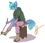  absurd_res anthro big_ears boots canid canine canis clothed clothing dingo ditzz female footwear fully_clothed hi_res hoodie mammal relaxing simple_background sitting solo sweatpants topwear 