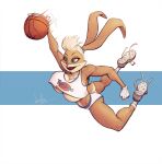  basketball big_breasts big_butt bottomwear breasts butt clothing devil_hs english_text female hi_res hotpants huge_breasts lagomorph leporid lola_bunny looney_tunes mammal open_mouth rabbit shirt shorts solo space_jam tank_top text text_on_clothing text_on_shirt text_on_tank_top text_on_topwear thick_thighs topwear under_boob warner_brothers 