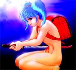  aqua_hair artist_request backpack bag blood blue_hair copyright_request guro image_sample katana lowres nude randoseru seppuku short_hair sitting smile solo suicide sword thumbnail twintails wariza weapon 