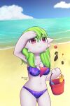  absurd_res ailin ailin_gardevoir beach enrique849 female gardevoir hi_res humanoid nintendo pok&eacute;mon pok&eacute;mon_(species) seaside solo summer video_games 