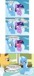  absurd_res angry annoyed badumsquish comic dialogue doctor doctor_stable_(mlp) english_text equid equine eyewear female friendship_is_magic glasses hasbro hi_res horn male mammal my_little_pony red_face steam steaming steaming_mad text trixie_(mlp) twilight_sparkle_(mlp) unicorn zipper zipper_mouth 