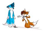  anthro canid canine collar duo fox hi_res luvini male male/male mammal shock_collar tomofox tomofox_(character) 