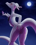  2021 absurd_res anthro anus butt donutella female genitals hi_res looking_at_viewer nintendo nude pok&eacute;mon pok&eacute;mon_(species) presenting presenting_hindquarters presenting_pussy pussy raised_tail reptile salazzle scalie solo video_games 