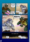  abs angry anthro blue_eyes bob_(vju79) bulge canid canine canis clenched_teeth clothed clothing comic crouching dialogue dragon duo english_text fighting_pose fur gervic_(vju79) grey_body grey_fur hair heterochromia hi_res holding_object holding_weapon imminent_fight leather_cuffs long_hair magic magic_sword magic_user male mammal melee_weapon multicolored_body muscular muscular_anthro muscular_male pecs pose profanity purple_glow rag revenge roaring scalie sound_effects sword teeth text thong topless torn_cape two_tone_body underwear vju79 weapon white_hair wingless_dragon wolf yellow_sclera 