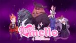  &lt;3 16:9 anthro armello bottomwear canid canine canis clothed clothing dating_sim ear_piercing ear_ring english_text eyewear fang_(armello) female fox griotte_(armello) group hargrave_(armello) hat headgear headwear jewelry lagomorph legwear leporid looking_at_viewer male mammal murid murine necklace official_art piercing punk purse rabbit rat rodent sana_(armello) scarlet_(armello) skirt smile sparkles stockings suit sunglasses text torn_clothing torn_legwear torn_stockings unknown_artist ursid video_games widescreen wolf 