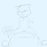  1:1 animal_humanoid anthro blush cat_humanoid cowgirl_position doraemon doraemon_(character) dr.francat duo felid felid_humanoid feline feline_humanoid female from_front_position genitals hi_res humanoid male male/female mammal mammal_humanoid miyoko on_bottom on_top pussy sex sketch 