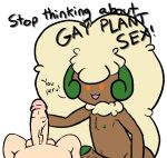  anonymous_artist anthro duo english_text foreskin genitals handjob human interspecies looking_at_viewer male male/male mammal masturbation meme navel nintendo nipples open_mouth penile penis pok&eacute;mon pok&eacute;mon_(species) pok&eacute;philia sex simple_background stop_thinking_about_sex text uncut video_games whimsicott white_background 