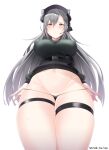  animal_ears arknights nevven pantsu schwarz_(arknights) tagme thong 