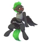  absurd_res animal_genitalia animal_penis anthro bodily_fluids clothed clothing crossdressing dismaydream_(oc) equid equine equine_penis fan_character genital_fluids genitals hasbro hi_res horse male mammal my_little_pony penis precum skirt_boner solo vistamage 