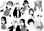  akimichi_chouchou benteja black_eyes black_hair blonde_hair blue_eyes blue_hair boruto:_naruto_next_generations glasses kakei_sumire mitsuki_(naruto) naruto naruto_(series) uchiha_sarada uzumaki_boruto uzumaki_himawari whisker_markings whiskers 