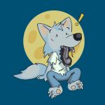  canid canine canis claws clothing dennis el_se&ntilde;or_erizo full_moon hi_res male mammal moon pawpads sitting solo torn_clothing were werecanid werecanine werewolf wolf 