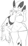  anthro balls big_breasts big_penis black_and_white bodily_fluids breastfeeding breasts clothing curvy_figure dress duo female feral genital_fluids genitals hanging_by_mouth hi_res huge_penis humanoid_genitalia humanoid_penis legendary_pok&eacute;mon line_art lugia male male/female monochrome nintendo penis pok&eacute;mon pok&eacute;mon_(species) precum seii3 simple_background thick_thighs tight_clothing totodile video_games voluptuous white_background wide_eyed wide_hips 