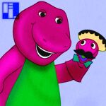  animal_humanoid barney_and_friends barney_the_dinosaur footslong hi_res humanoid male puppet reptile scalie senor_huevos solo 