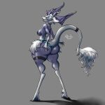  absurd_res anthro big_butt big_ears breasts butt butt_grab chimera choker clothing female fur hand_on_butt hi_res horn jewelry looking_at_viewer monster monster_girl_(genre) necklace nipple_tape panties pasties rashchaos solo tagme tape thick_thighs underwear wide_hips 