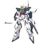  after_war_gundam_x beru blue_eyes clenched_hands gundam gundam_x highres looking_down mecha mobile_suit no_humans science_fiction sketch solo white_background 