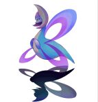  animal_focus colored_sclera commentary_request crescent cresselia forehead_jewel gen_4_pokemon hands_together highres legendary_pokemon mariya_(mn_436) no_humans pink_sclera pokemon pokemon_(creature) purple_eyes shadow simple_background solo white_background 