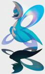  alternate_color animal_focus blue_eyes colored_sclera commentary_request crescent cresselia forehead_jewel gen_4_pokemon grey_background hands_together legendary_pokemon mariya_(mn_436) no_humans pokemon pokemon_(creature) shadow shiny_pokemon simple_background solo 