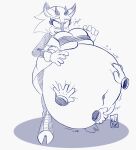  anthro archie_comics belly belly_squeeze big_belly big_breasts blue_and_white breasts burping clove_the_pronghorn discomfort female hi_res hyper hyper_belly kbeezy52 monochrome overweight rumbling_stomach solo sonic_the_hedgehog_(archie) sonic_the_hedgehog_(comics) sonic_the_hedgehog_(series) 