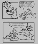  2014 anal anthro butt canid canine canis comic domestic_dog duo english_text eyes_closed genitals humanoid_hands male male/male mammal morbidly_obese obese obese_anthro obese_male osos overweight overweight_anthro overweight_male penis text ursid 
