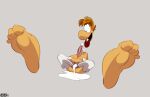  after_sex anal avoid_posting bodily_fluids butt clothing crazedg cum cum_inside cum_on_face erection feet genital_fluids gloves handwear happy humanoid licking male male/male on_model rayman rayman_(series) self_lick solo spread_butt spread_legs spreading toes tongue tongue_out ubisoft video_games 