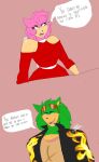  amy_rose anthro archie_comics bluberrynsfw dialogue duo female hi_res humor male male/female scourge_the_hedgehog size_difference smaller_female sonic_the_hedgehog sonic_the_hedgehog_(archie) sonic_the_hedgehog_(comics) sonic_the_hedgehog_(series) 