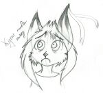  alcohol azimoert beer beverage canid canine fox hi_res male mammal puppy_eyes sad sketch traditional_media_(artwork) 