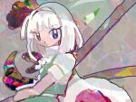  1girl bangs blue_eyes hairband highres konpaku_youmu looking_at_viewer medium_hair samusu_gi short_sleeves solo touhou upper_body white_hair 