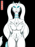 3:4 bleykerforz female feral hi_res humanoid legendary_pok&eacute;mon nintendo pok&eacute;mon pok&eacute;mon_(species) reshiram solo video_games 