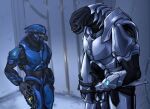  alien armor duo gun guyver89 halo halo_(series) hi_res male male/male microsoft ranged_weapon sangheili size_difference video_games vien_quitonm weapon xbox_game_studios 