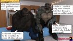  ape duo fan_character feral gorilla haplorhine humanoid male male/male mammal movie_night primate reptile robbyj88 scalie 