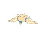  commentary_request full_body gen_8_pokemon legendary_pokemon lying no_humans on_back pokemon pokemon_(creature) regieleki shiroimoufu simple_background solo white_background 