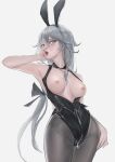  animal_ears benghuai_xueyuan breasts bunny_ears bunny_girl fu_hua honkai_impact nikumocchi nipples pantyhose tagme 