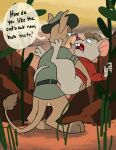  anal anal_penetration anthro bareback bernard_(the_rescuers) clothing dipodomyine disney don_bluth duo egg_n_sausage hat headgear headwear heteromyid hi_res invalid_background jake_(the_rescuers) kangaroo_rat male male/male male_penetrated male_penetrating male_penetrating_male mammal mouse murid murine nose_to_nose paws penetration rodent the_rescuers_(disney) the_rescuers_down_under 