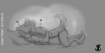 &lt;3 2021 absurd_res anthro anthro_on_anthro arm_around_shoulders beastars bed bite breasts butt canid canine canis cheetah claws clothed clothing comic duo eyes_closed fangs feet felid feline female female/female female_on_bottom female_on_top finger_claws fingers fur furniture greyscale hand_on_back hi_res holding_shoulder juno_(beastars) looking_pleasured lying mammal monochrome off_shoulder on_back on_bed on_bottom on_front on_top open_mouth panties pillow scratching shiira_(beastars) shoulder_bite signature sketch sleepwear splayed_toes taiarts tailwag toe_claws toes topless topless_female underwear wolf 
