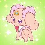  animated canid canine canis clothing domestic_dog dress female feral gem healin&#039;_good_precure latte_(healin&#039;_good_precure) latte_(precure) latte_(pretty_cure) mammal pekopyon1984 pretty_cure ribbons solo sparkles star tail_whip 