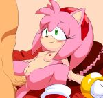  amy_rose anal anal_penetration anthro balls bodily_fluids breasts denizen1414 duo eulipotyphlan faceless_male female female_penetrated fur genital_fluids genitals green_eyes hair hedgehog hi_res human human_on_anthro interspecies looking_pleasured male male/female male_penetrating male_penetrating_female mammal nipples penetration penis pink_body pink_fur pink_hair pussy sex simple_background smile sonic_the_hedgehog_(series) vein veiny_penis 