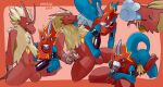  2021 69_position anthro anthro_penetrated anthro_penetrating anthro_penetrating_male armor avian balls bastriw black_penis blaziken blue_eyes bodily_fluids claws clothing colored digimon digimon_(species) dragon duo fellatio flamedramon fur genital_fluids genitals hi_res humanoid_genitalia humanoid_penis licking male male/male male_on_anthro male_on_bottom male_on_top male_penetrated male_penetrating male_penetrating_anthro male_penetrating_male nintendo on_bottom on_top oral penetration penile penis penis_grab penis_in_face pok&eacute;mon pok&eacute;mon_(species) precum red_eyes saliva scalie scuted_arms sex signature tongue tongue_out video_games white_sclerea wingless_dragon yellow_sclera 