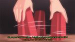  1990s_(style) 1girl black_background cup english_commentary english_text floor focused futatsuiwa_mamizou gambling highres holding holding_cup mixing out_of_frame retro_artstyle shell_game simple_background solo step_arts touhou upside-down 