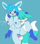  anthro balls blue_cum blueberry_cum blush bodily_fluids breast_grab breasts canid canine clitoris collar colored_cum cum cum_in_pussy cum_inside cute_fangs duo eeveelution ejaculation emmanuel_the_fox female female_penetrated fox genital_fluids genitals glaceon hand_on_breast hi_res knot lactating leash leash_and_collar leg_grab looking_pleasured male male/female male_penetrating male_penetrating_female mammal mana_eversoul master master/pet milk nintendo nipple_fetish nipple_pinch nipple_play nipples penetration penile penile_penetration penis penis_in_pussy pet petplay pinch pok&eacute;mon pok&eacute;mon_(species) pururing pussy raised_leg roleplay sex unusual_cum vaginal vaginal_penetration video_games 