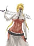  bleach harribel_tier sword underboob uya_(yurukah) 