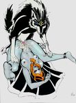  bestiality blue_skin breasts cum happy_sex link long_hair midna naked nintendo sex smile the_legend_of_zelda twili_midna 