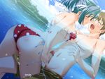  ass bikini blush breasts jordh kawakami_kousuke kuuchuu_yousai megachu! swimsuit underwater water wet 