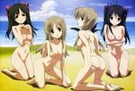  4girls beach everyone futakoi group highres multiple_girls nude nude_filter photoshop sakurazuki_kira sakurazuki_yura shirogane_sara shirogane_souju 