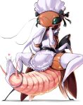  &lt;3 antennae_(anatomy) apron armwear arthropod arthropod_abdomen arthropod_abdomen_genitalia arthropod_abdomen_penis blattodea blush bodily_fluids chobonolly choker clothed clothed_feral clothing cockroach compound_eyes crossdressing elbow_gloves erection erection_pushing_underwear erection_under_clothing feral genital_fluids genitals gloves handwear insect jewelry legwear maid_uniform male necklace penis precum precum_through_clothing precum_through_underwear simple_background thigh_highs underwear uniform wet wet_clothing white_background 