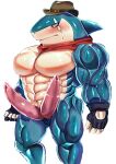  2020 abs absurd_res animal_genitalia animal_penis anthro ascot barazoku biceps big_muscles blue_body blue_nose blue_skin blush bodily_fluids butt clothed clothing embarrassed fin fish fist genital_slit genitals gloves handwear hat headgear headwear hi_res indy_jaws long_penis looking_away looking_down male manly marine multi_genitalia multi_penis multicolored_body multicolored_nose multicolored_skin muscular navel nude pecs penis presenting presenting_penis scar shark shark_fin simple_background slit solo standing sweat tapering_penis thick_arms thick_penis thick_thighs triceps vein veiny_arms veiny_legs veiny_muscles veiny_penis video_games white_background white_body white_nose white_skin yellow_eyes yo-kai_watch yukihoshiak 