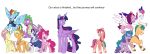  2021 2d_(artwork) absurd_res anthro applejack_(mlp) blonde_hair blue_body blue_eyes blue_feathers blue_fur clothing cutie_mark digital_media_(artwork) doodle-mark dragon earth_pony equid equine eye_contact feathered_wings feathers female feral fluttershy_(mlp) friendship_is_magic fur group hair hasbro hat headgear headwear hi_res hitch_trailblazer_(mlp) hooves horn horse izzy_moonbow_(mlp) looking_at_another male mammal mlp_g5 multicolored_hair my_little_pony pegasus pink_body pink_hair pinkie_pie_(mlp) pipp_(mlp) pony purple_body purple_fur purple_hair rainbow_dash_(mlp) rainbow_hair rarity_(mlp) saddle_bag scalie simple_background spike_(mlp) sunny_starscout_(mlp) teeth text tongue twilight_sparkle_(mlp) two_tone_hair unicorn white_background white_body winged_unicorn wings yellow_body zipp_storm_(mlp) 
