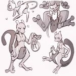  2020 animal_genitalia anthro anus duo erection fellatio female genital_slit genitals greyscale hi_res inkqi larger_male legendary_pok&eacute;mon male male/female masturbation mew mewtwo monochrome nintendo nude oral penile penile_masturbation penis pok&eacute;mon pok&eacute;mon_(species) pussy sex size_difference slit smaller_female video_games 