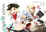  :d acolyte_(ragnarok_online) animal artist_name bag bandana bangs belt black_cat black_headwear blacksmith_(ragnarok_online) blonde_hair blue_eyes blush bow bowl brown_belt brown_gloves cabbie_hat capelet cart cat comb commentary_request copyright_name cover cover_page crop_top dated deviruchi_hat doujin_cover dress english_text fingerless_gloves gauntlets gloves hair_between_eyes hair_bow hat long_sleeves looking_at_animal looking_at_viewer negi_mugiya open_mouth pullcart purple_eyes ragnarok_online red_bow red_neckwear seal_(ragnarok_online) shirt short_hair smile tied_shirt upper_body upper_teeth white_capelet white_dress white_shirt 