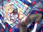  artist_request ass black_legwear breasts crotch_seam panties panties_under_pantyhose pantyhose senran_kagura souji_(senran_kagura) source_request tagme thighband_pantyhose underwear 